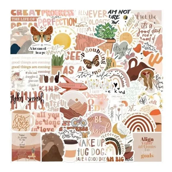 50pc Vinyl Sticker Set  - Picture 2 of 4